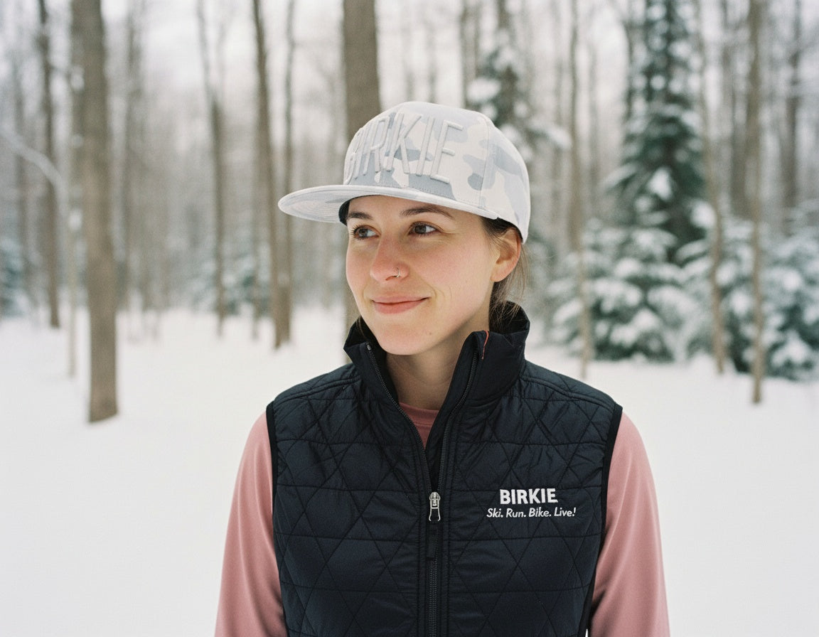 Birkie Camo Flat Brim