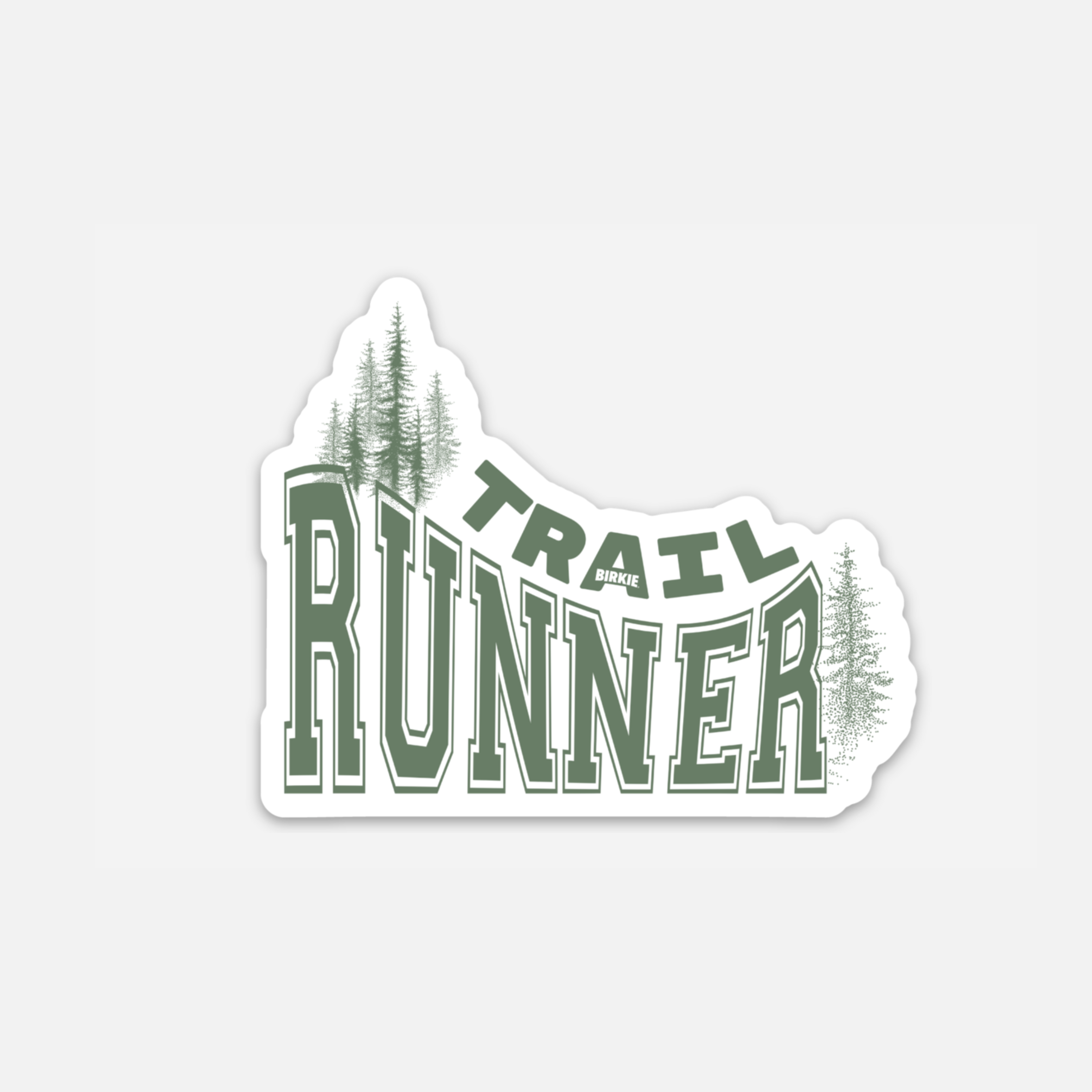Trauner Sticker Trail Runner Sticker – Birkie Store