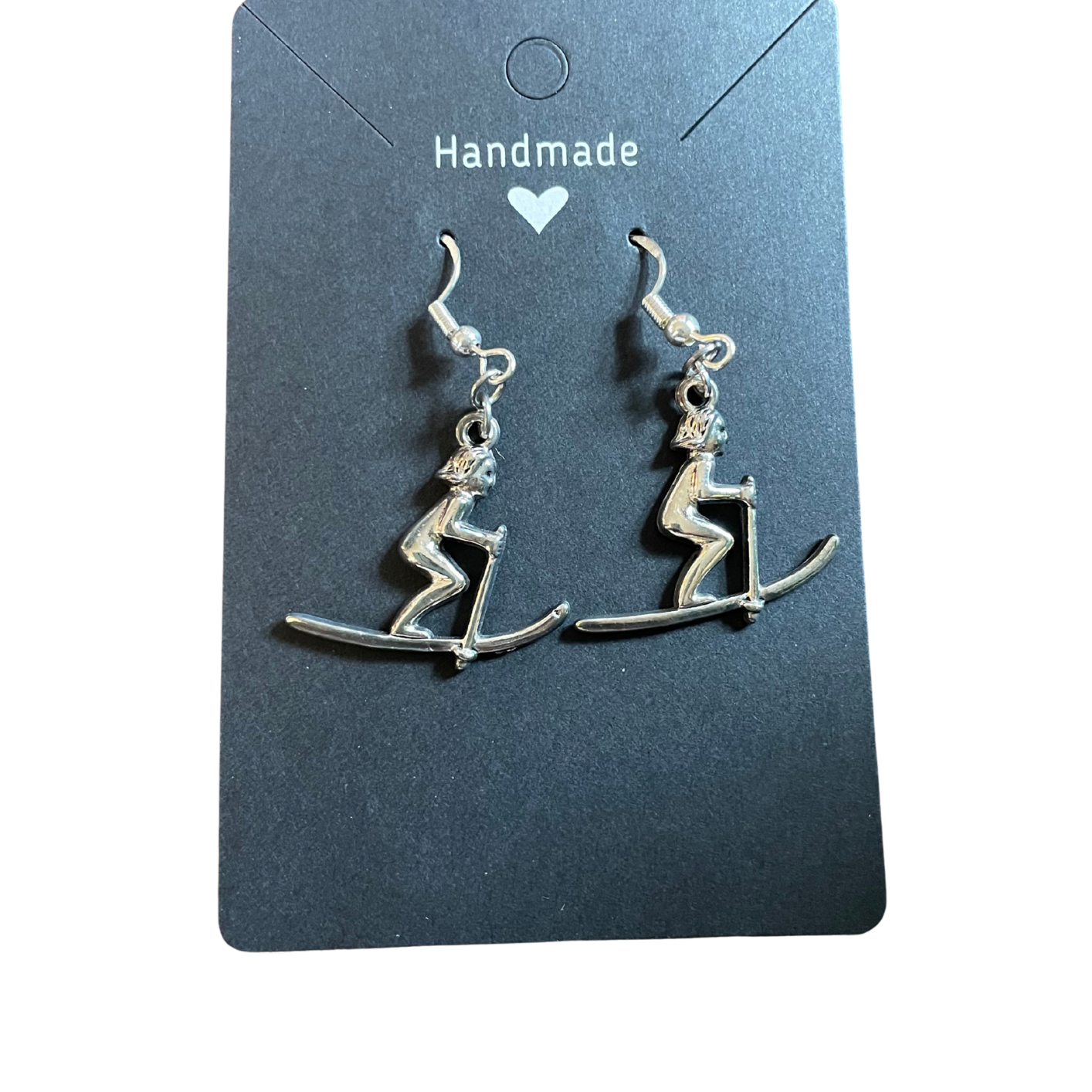 Skier Dangle Earrings