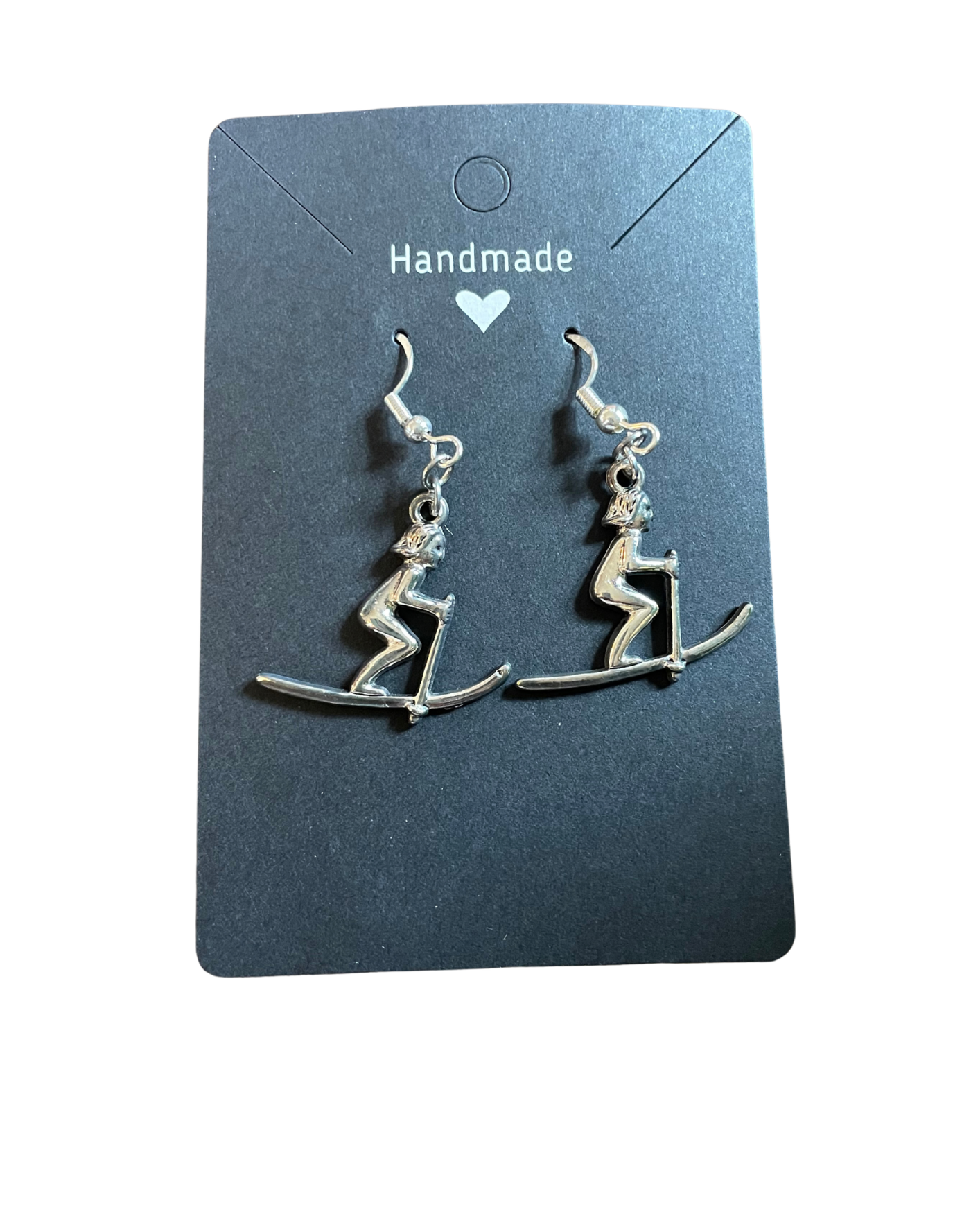 Skier Dangle Earrings