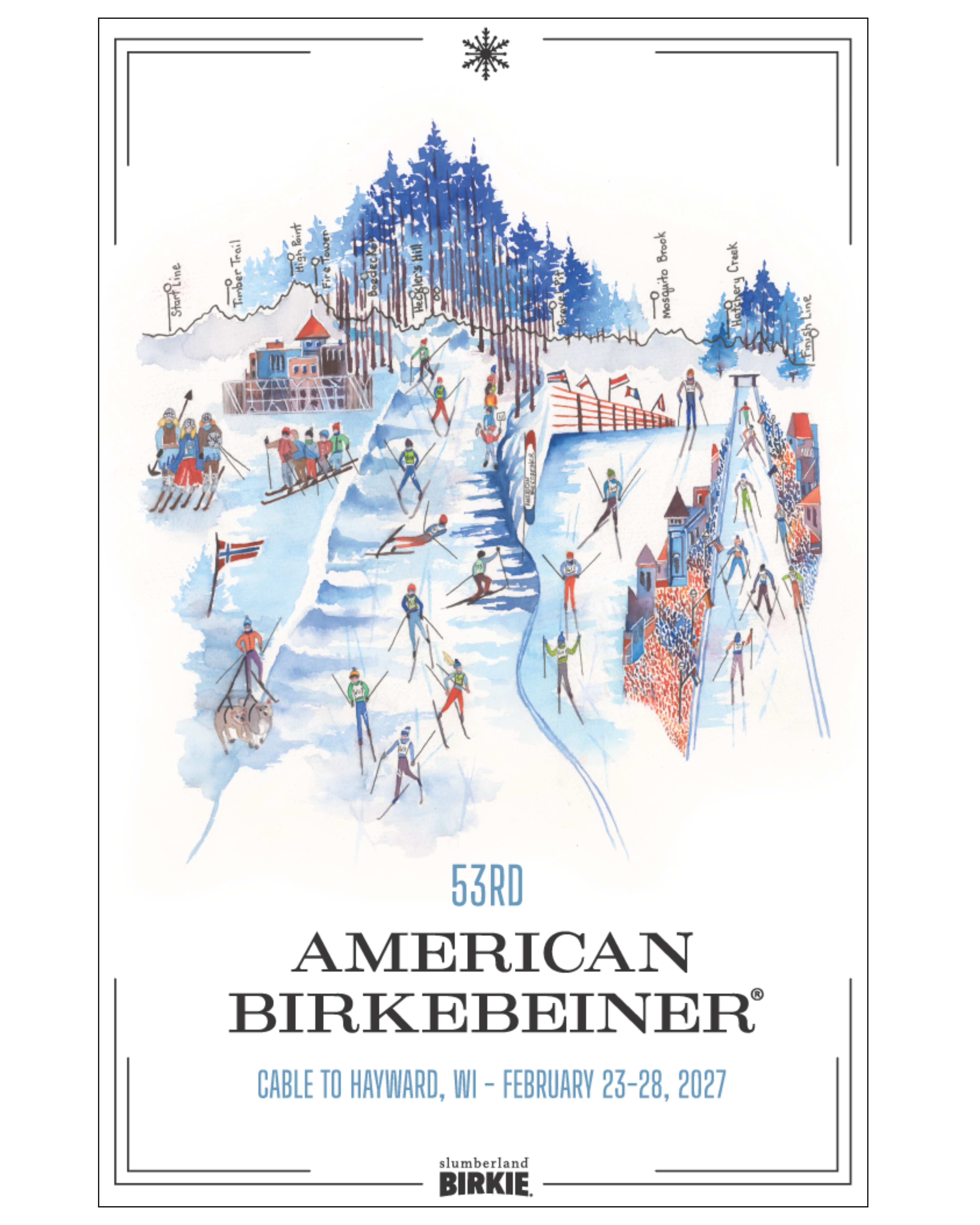 2027 Birkie Poster