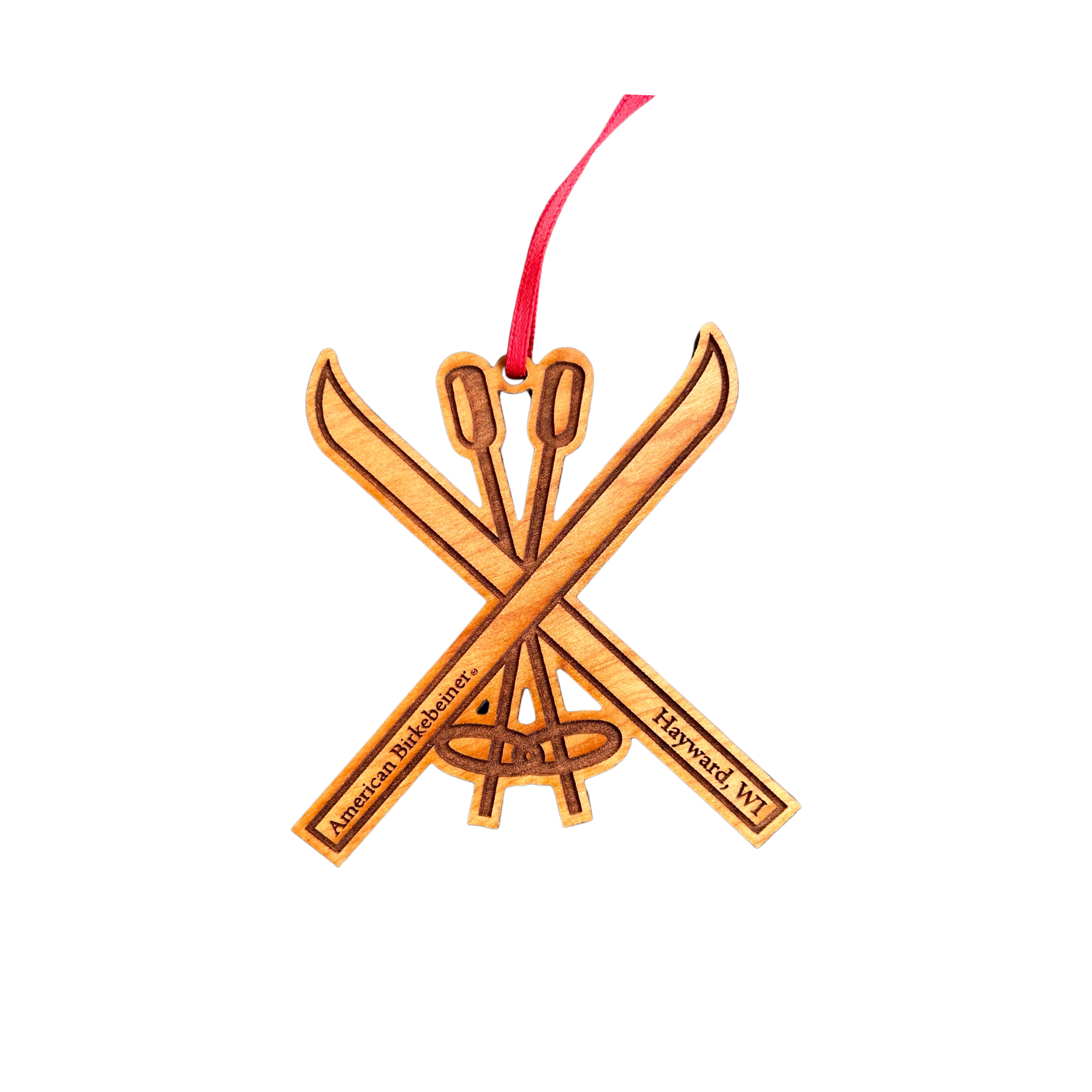 Crossed Skis Ornament