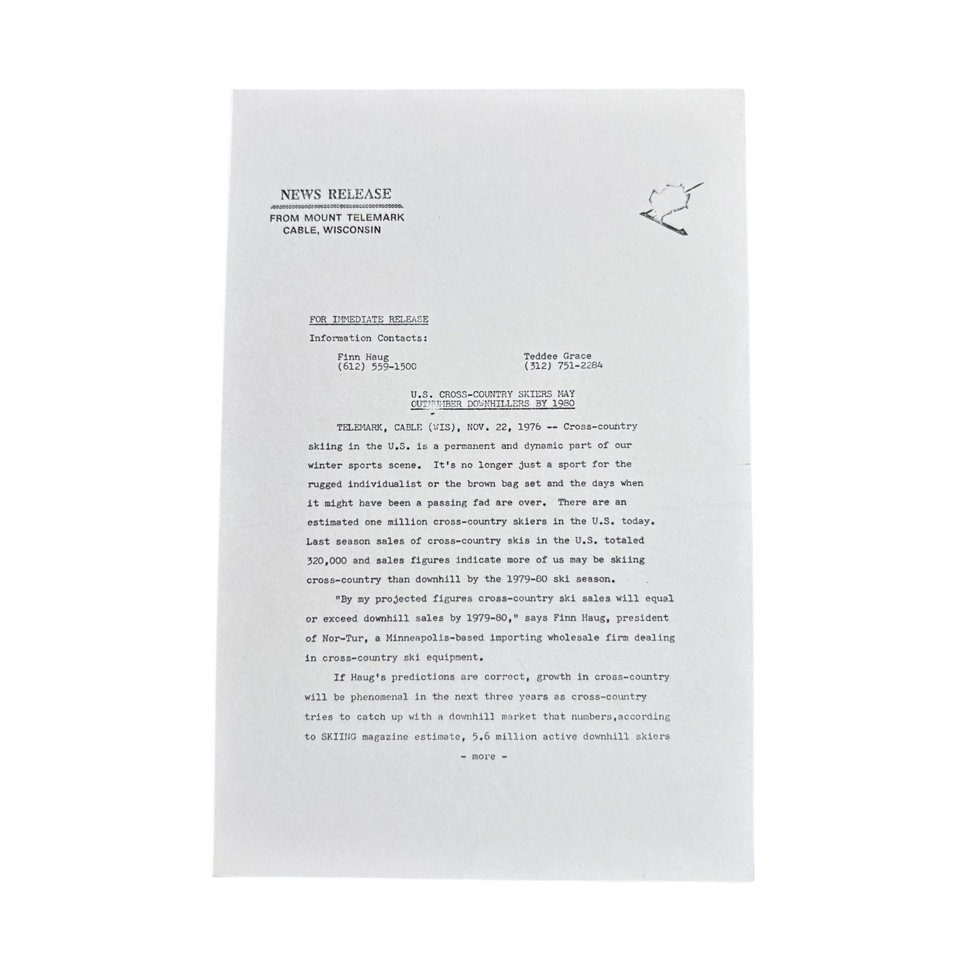 Postcard - News Release