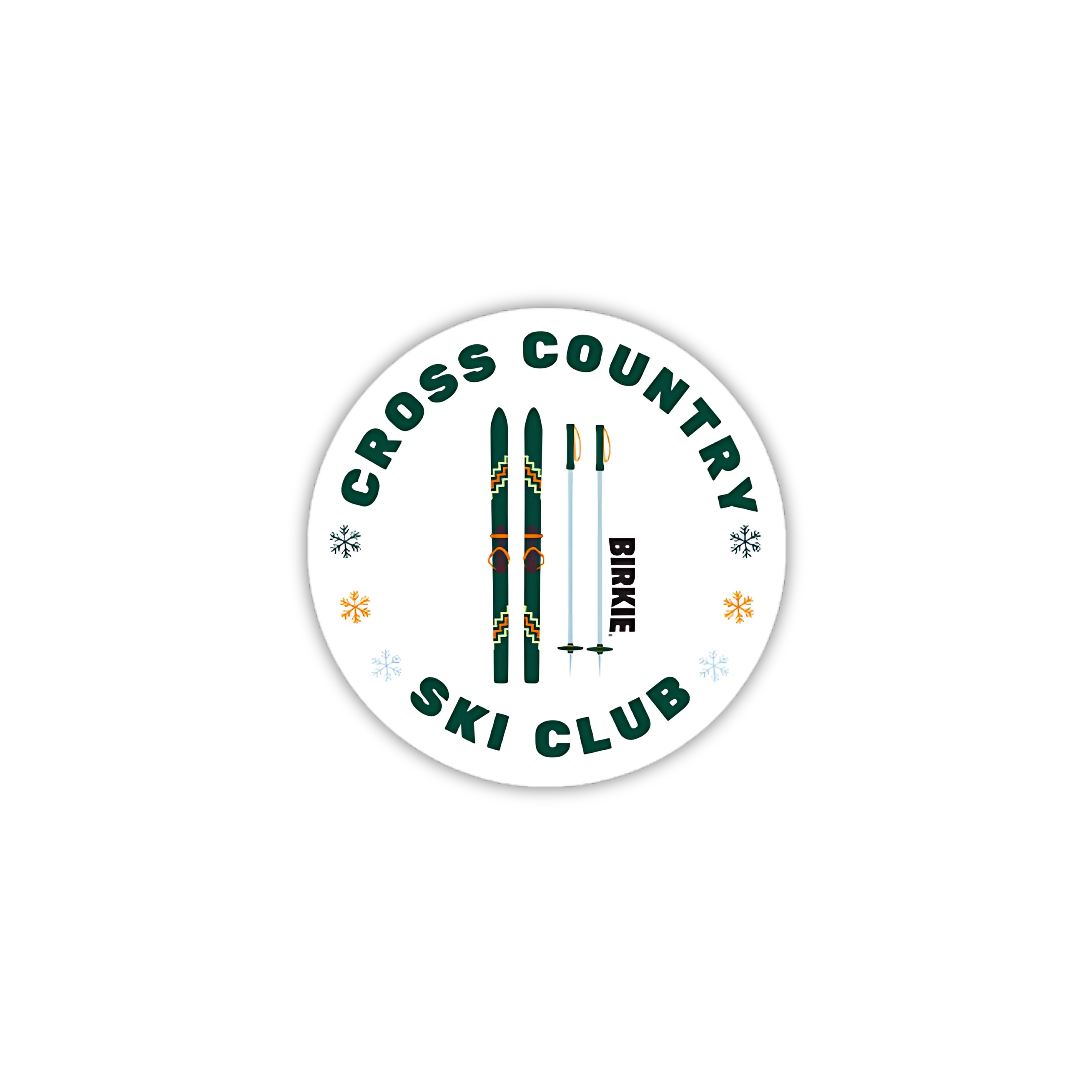 Ski Club Sticker