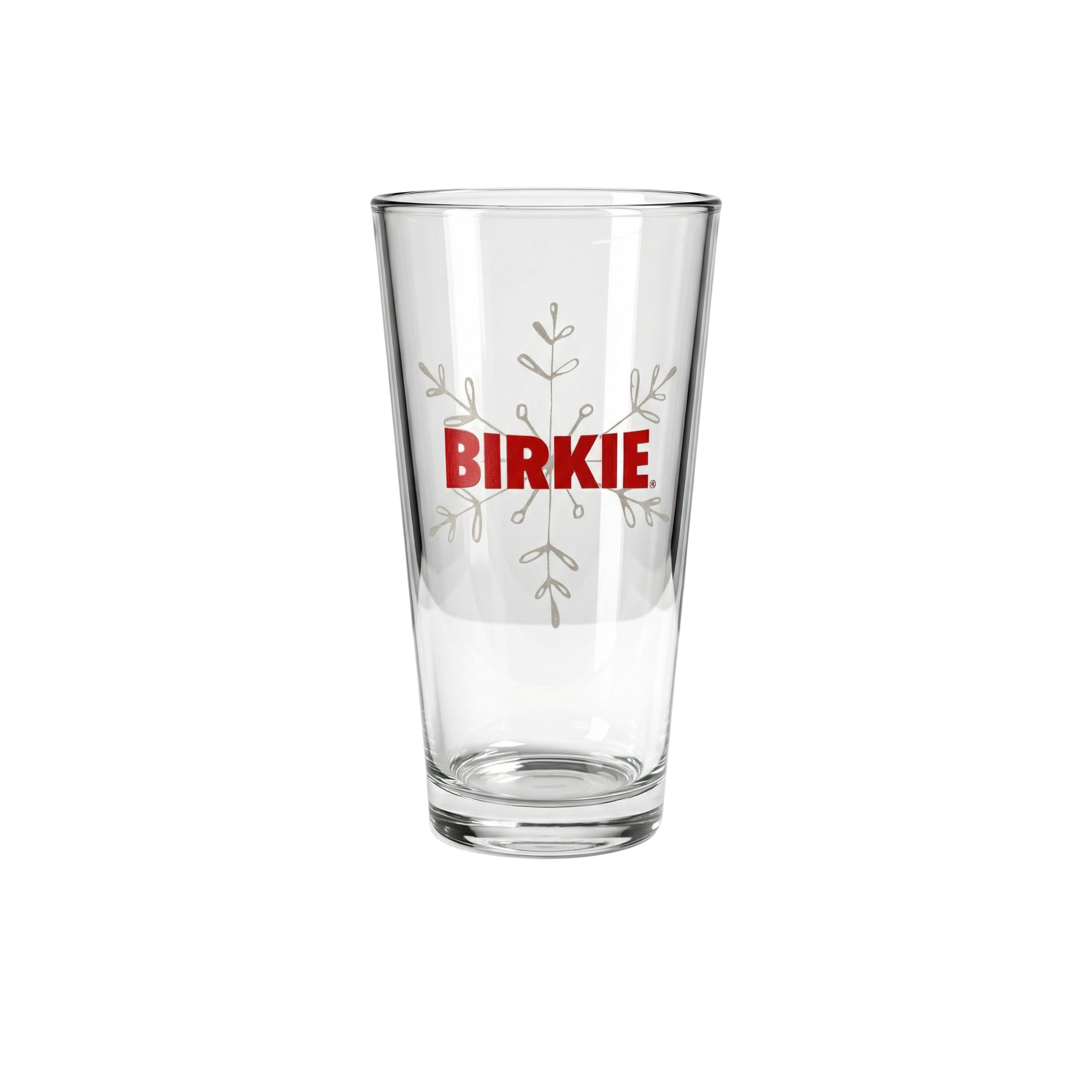 Snowflake Pint Glass