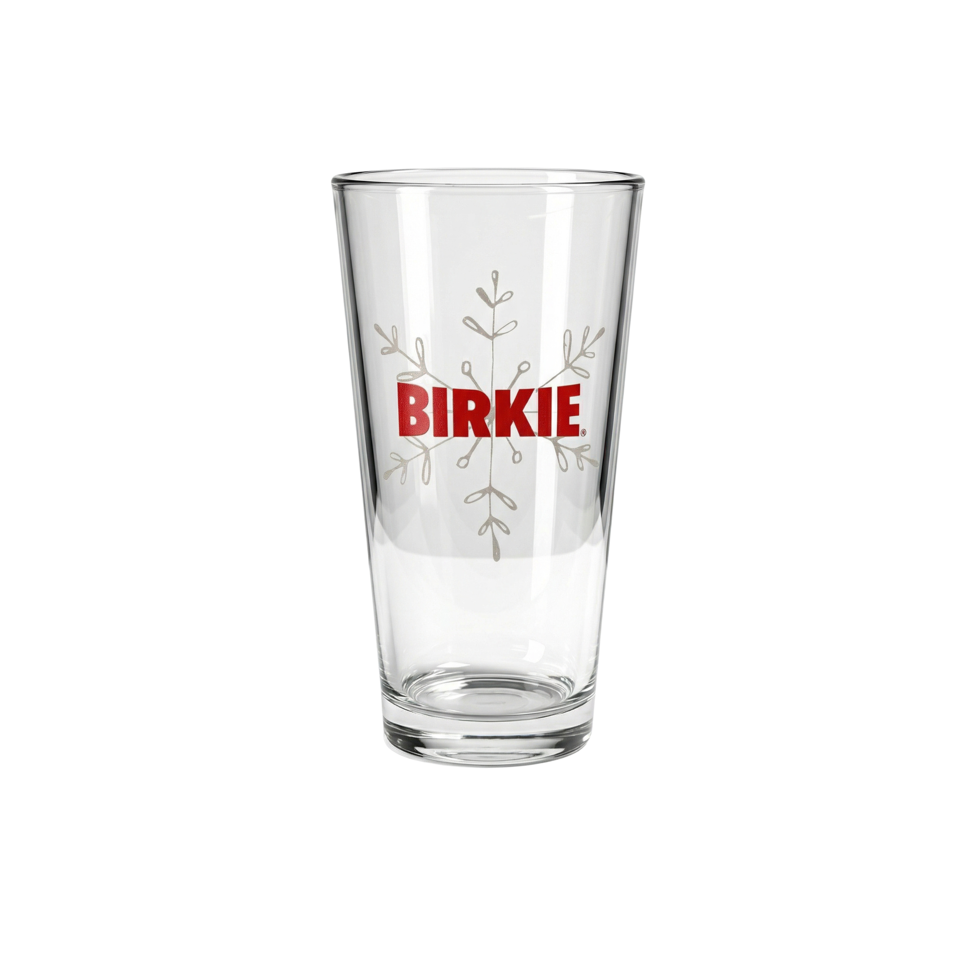 Snowflake Pint Glass