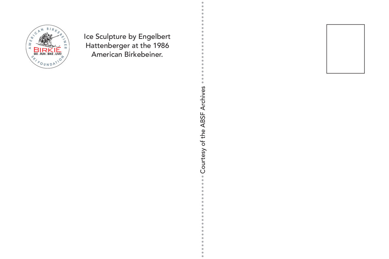 Postcard - Telemark Ice Carvings
